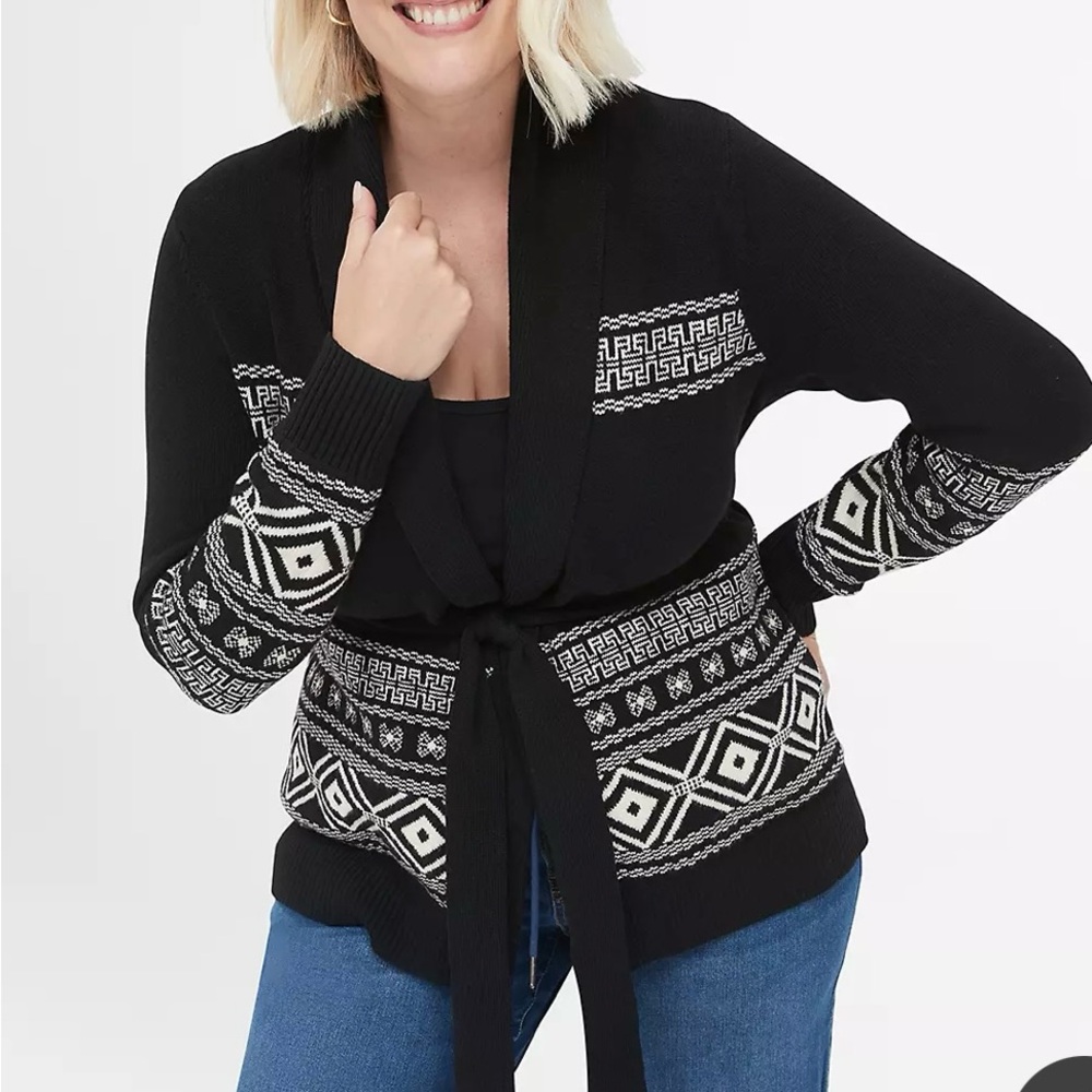 Fair Isle Cardigan Sweater